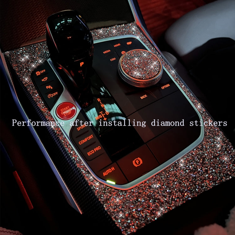 For Nissan 370Z Z34 2009- Car Water Cup Holder Panel Diamond Decoration Sticker, Left and Right Drive - Car Interior Mouldings by PMC Jewellery | Online Shopping South Africa | PMC Jewellery | Buy Now Pay Later Mobicred