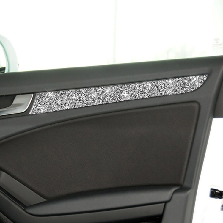 For Audi A4 / A5 / Q5 Car Interior Door Panel Trim Diamond Decoration Sticker, Left and Right Drive - Car Interior Mouldings by PMC TechLife | Online Shopping South Africa | PMC TechLife | Buy Now Pay Later Mobicred