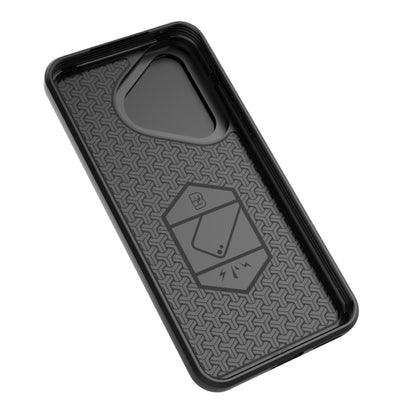 For Huawei Pura 70 Sliding Camshield TPU + PC Shockproof Phone Case with Holder(Black) - Huawei Cases by PMC Jewellery | Online Shopping South Africa | PMC Jewellery | Buy Now Pay Later Mobicred