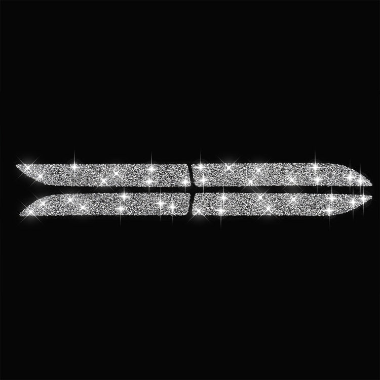 For Tesla Model X Car Exterior Door Handle Panel Diamond Sticker,Left and Right Drive Universal - Car Interior Mouldings by PMC TechLife | Online Shopping South Africa | PMC TechLife | Buy Now Pay Later Mobicred