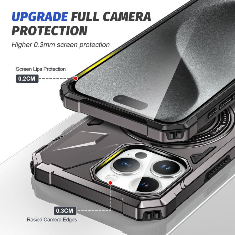 For iPhone 11 MagSafe Magnetic Shockproof Phone Case with Ring Holder(Dark Grey) - free shipping - PMC TechLife - Order now!