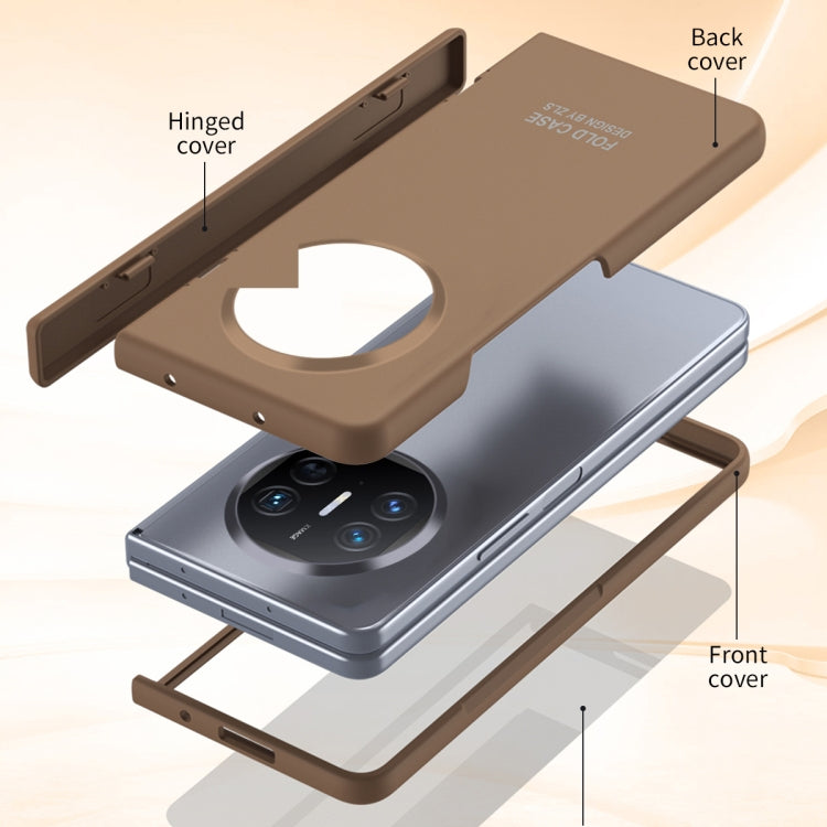 For Huawei Mate X5 Extraordinary Series Hinged Folding Full Phone Case(White) - Huawei Cases by PMC TechLife | Online Shopping South Africa | PMC TechLife | Buy Now Pay Later Mobicred