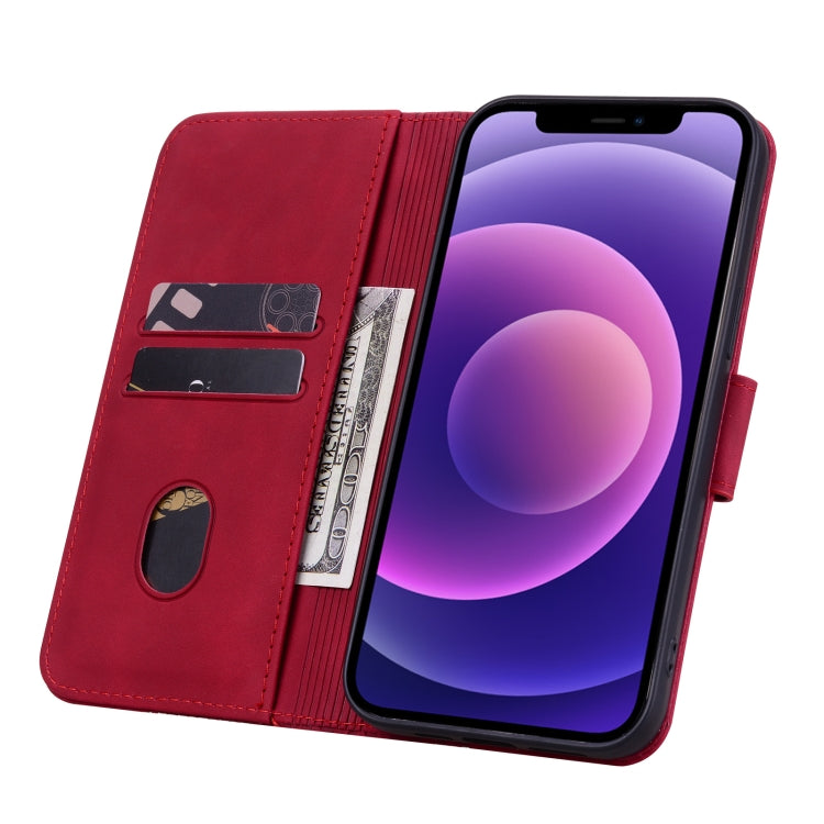 For iPhone 16 Pro Business Diamond Buckle Leather Phone Case with Lanyard(Wine Red) - free shipping - PMC TechLife - Order now!