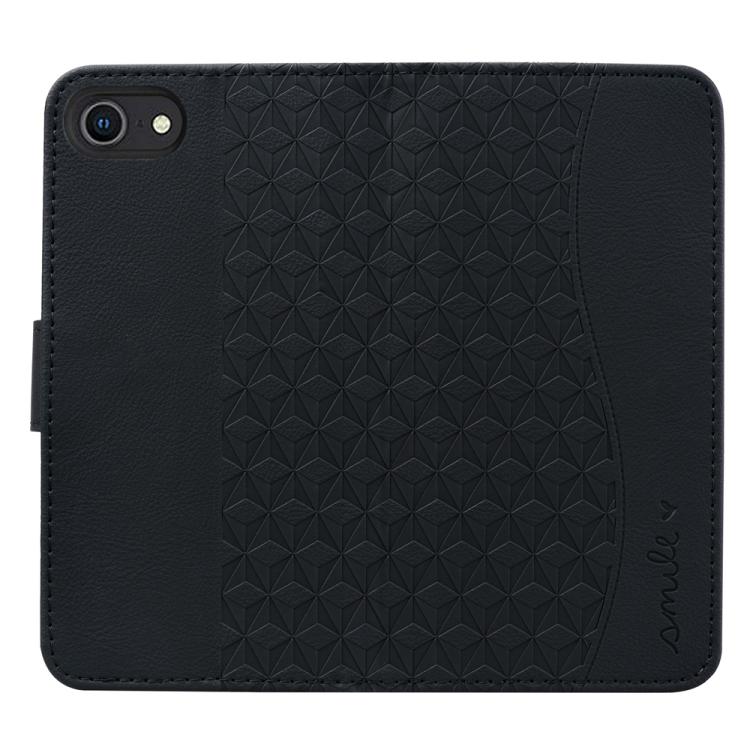 For iPhone 16e Business Diamond Buckle Leather Phone Case with Lanyard(Black) - iPhone 16e Cases by PMC TechLife | Online Shopping South Africa | PMC TechLife | Buy Now Pay Later Mobicred