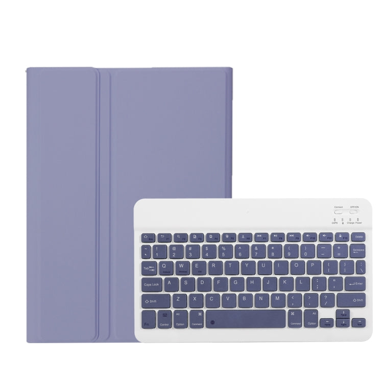 For Xiaomi Redmi Pad SE 11 inch A0N9 Lambskin Texture Ultra-thin Detachable Bluetooth Keyboard Leather Case(Purple) - Others Keyboard by PMC Jewellery | Online Shopping South Africa | PMC Jewellery