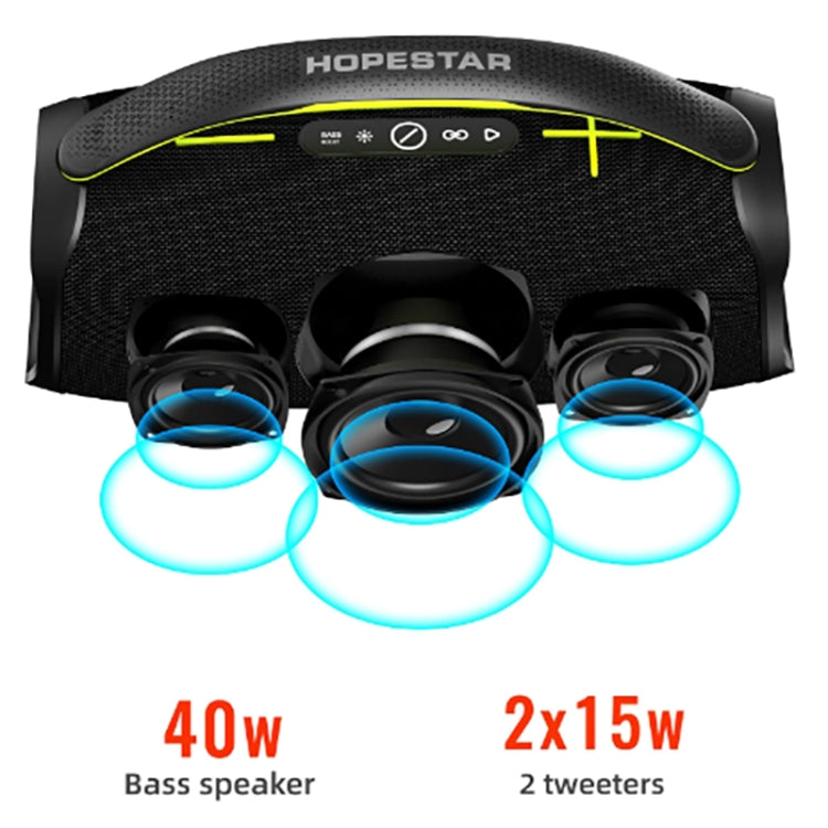 HOPESTAR A40 80W Outdoor Portable Wireless Bluetooth Speaker(Blue) - free shipping - PMC Jewellery - Order now!
