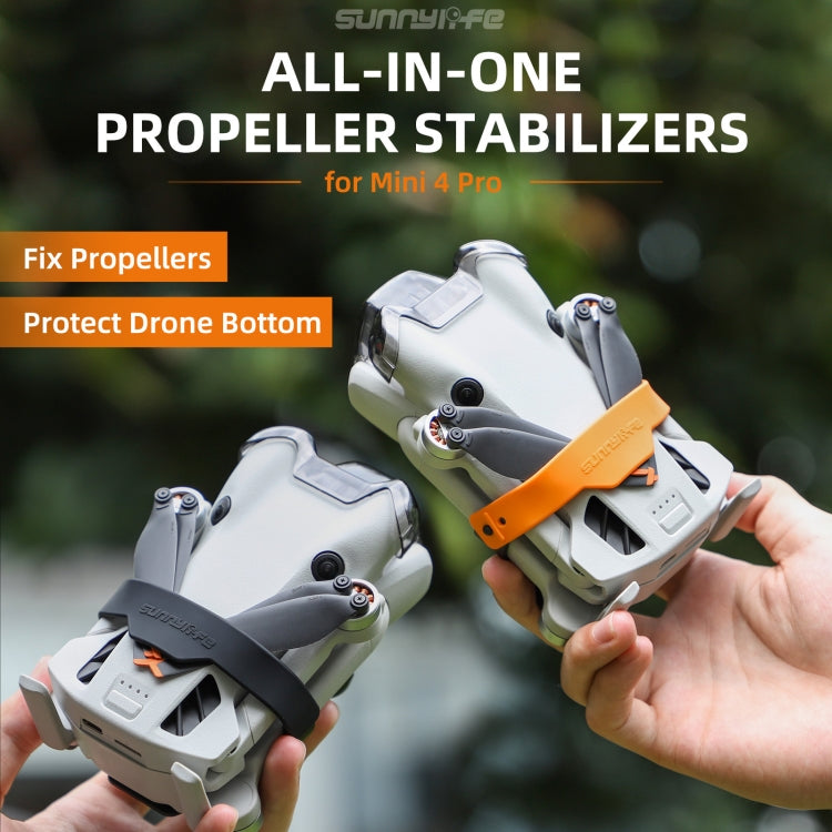 For DJI Mini 4 Pro Sunnylife SJ711 Blade Holder Fixed Propeller Fixer Guard(Black) - free shipping - PMC TechLife - Order now!