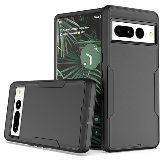 For Google Pixel 7 Pro 2 in 1 Magnetic PC + TPU Phone Case(Black) - Google Cases by PMC Jewellery | Online Shopping South Africa | PMC Jewellery