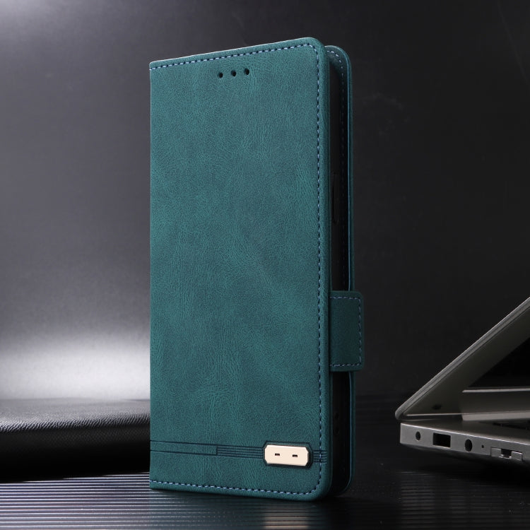 For Sony Xperia 10 VI 2024 Magnetic Clasp Leather Phone Case(Green) - Sony Cases by PMC Jewellery | Online Shopping South Africa | PMC Jewellery | Buy Now Pay Later Mobicred