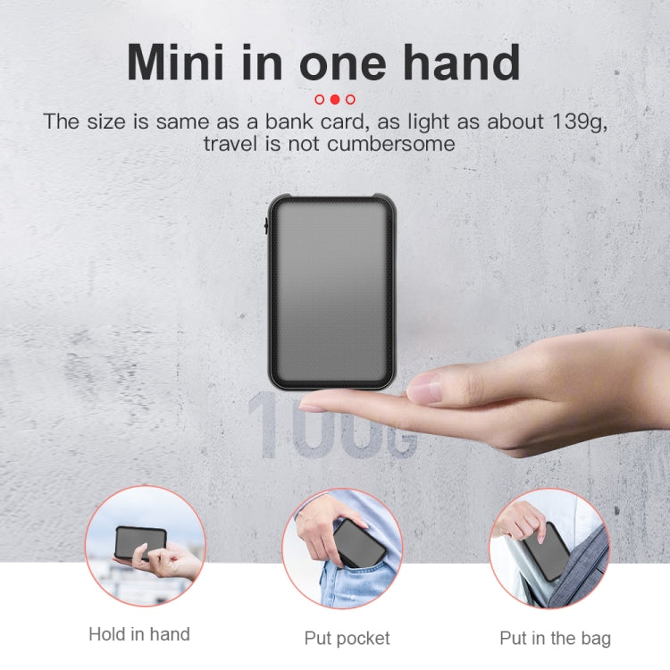 JNN Q75 Magnetic Power Bank Smart Voice Recorder, Memory:4GB(Black) - Recording Pen by JNN | Online Shopping South Africa | PMC TechLife | Buy Now Pay Later Mobicred