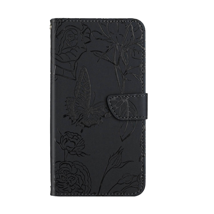 For Google Pixel 9 Pro Skin Feel Butterfly Embossed Flip Leather Phone Case(Black) - Google Cases by PMC Jewellery | Online Shopping South Africa | PMC Jewellery | Buy Now Pay Later Mobicred