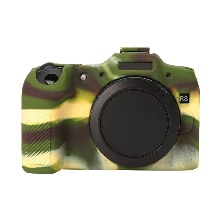 For Canon EOS R8 Soft Silicone Protective Case(Camouflage) - Protective Case by PMC TechLife | Online Shopping South Africa | PMC TechLife | Buy Now Pay Later Mobicred