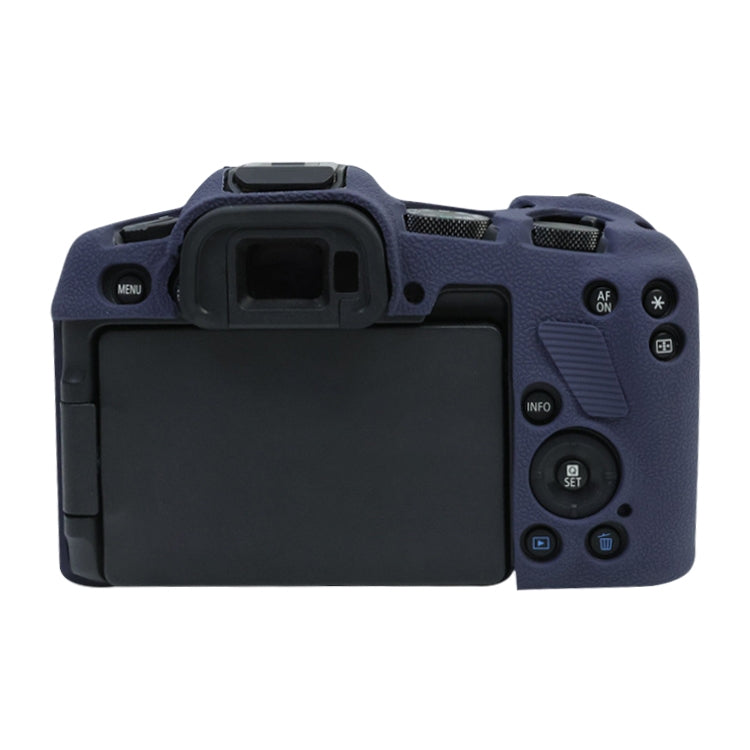 For Canon EOS R8 Soft Silicone Protective Case(Dark Blue) - Protective Case by PMC TechLife | Online Shopping South Africa | PMC TechLife | Buy Now Pay Later Mobicred