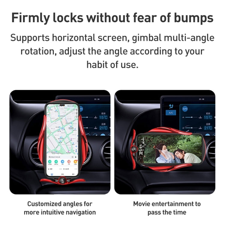 M3 Infrared lnduction Wireless Fast Charging Air Outlet Car Holder(Silver) - Wireless Charger Holders by PMC TechLife | Online Shopping South Africa | PMC TechLife | Buy Now Pay Later Mobicred