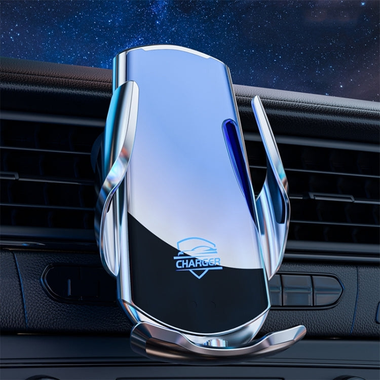 Q3S Infrared lnduction Wireless Fast Charging Air Outlet Car Holder(Silver) - Wireless Charger Holders by PMC TechLife | Online Shopping South Africa | PMC TechLife | Buy Now Pay Later Mobicred