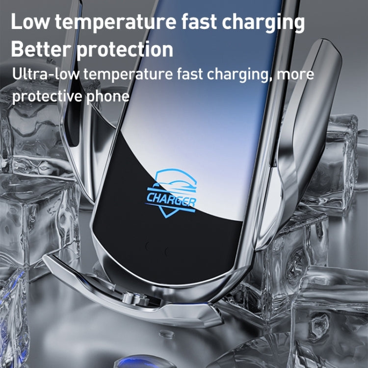 Q3S Infrared lnduction Wireless Fast Charging Air Outlet Car Holder(Blue) - Wireless Charger Holders by PMC TechLife | Online Shopping South Africa | PMC TechLife | Buy Now Pay Later Mobicred