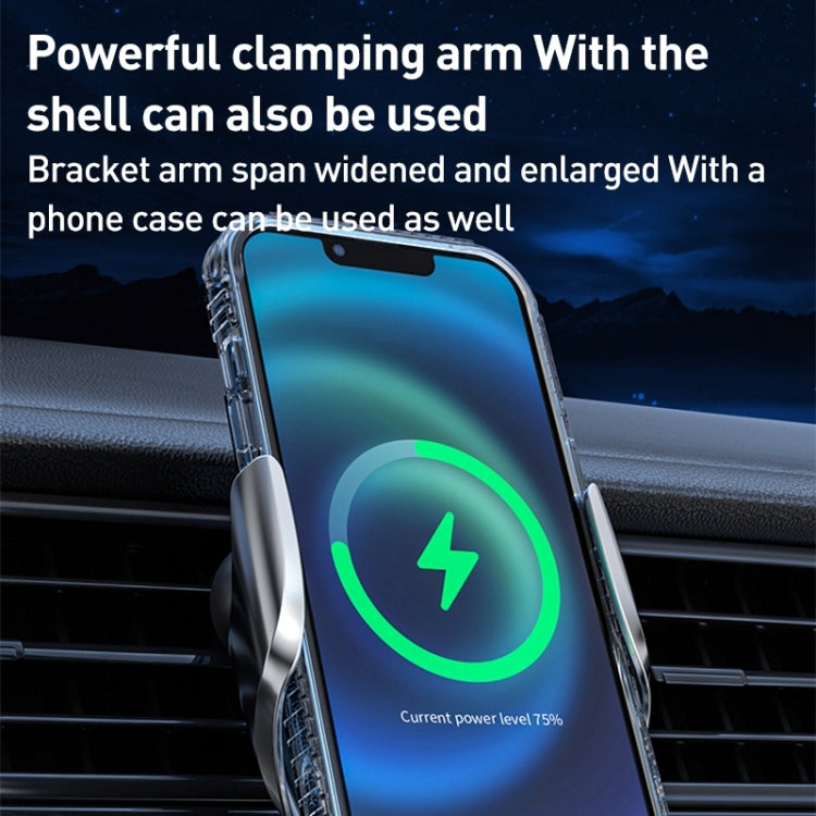 Q3S Infrared lnduction Wireless Fast Charging Air Outlet Car Holder(Red) - Wireless Charger Holders by PMC TechLife | Online Shopping South Africa | PMC TechLife | Buy Now Pay Later Mobicred