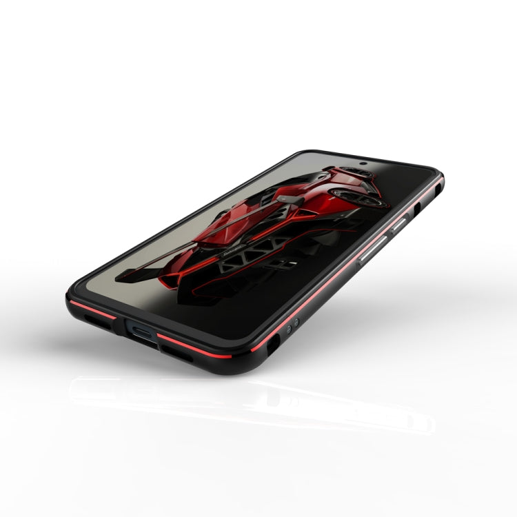 For Google Pixel 8 Pro Aurora Series Metal Frame Phone Case(Black Silver) - Google Cases by PMC TechLife | Online Shopping South Africa | PMC TechLife | Buy Now Pay Later Mobicred
