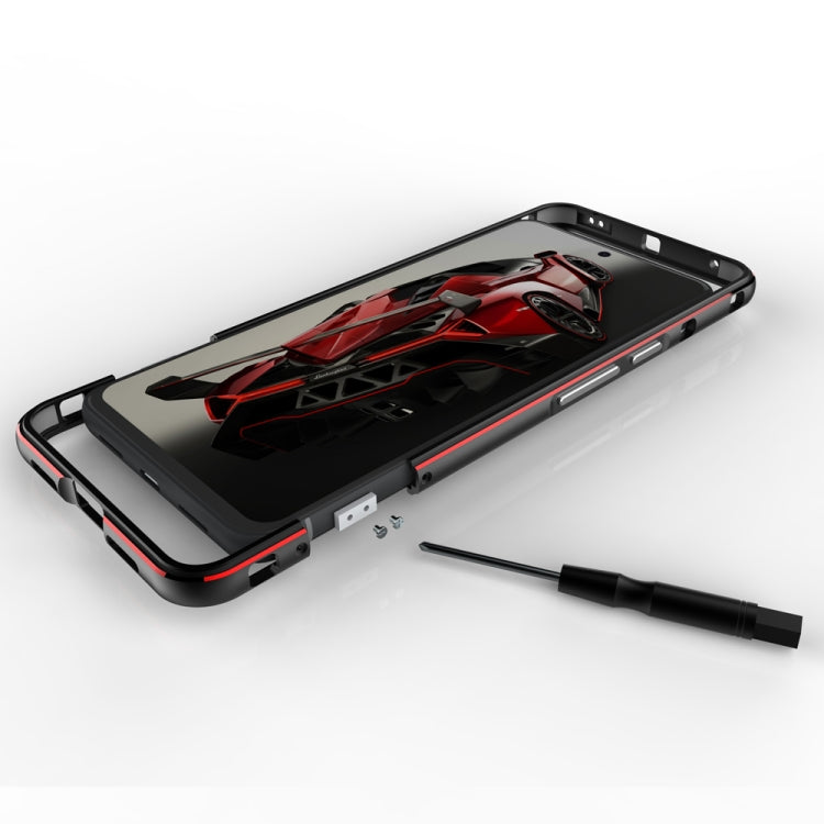 For Google Pixel 8 Pro Aurora Series Metal Frame Phone Case(Black Silver) - Google Cases by PMC TechLife | Online Shopping South Africa | PMC TechLife | Buy Now Pay Later Mobicred