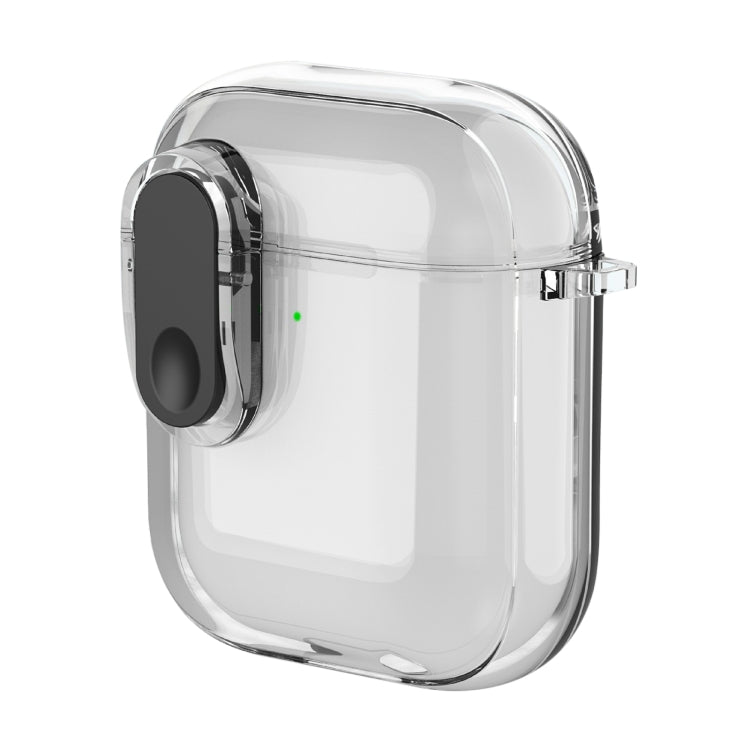 For AirPods 1 / 2 Ice Crystals Shockproof Earphone Protective Case(Black) - For AirPods 1/2 by PMC Jewellery | Online Shopping South Africa | PMC Jewellery | Buy Now Pay Later Mobicred