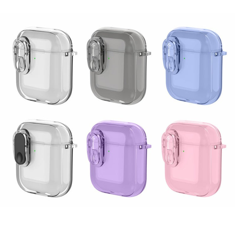 For AirPods 1 / 2 Ice Crystals Shockproof Earphone Protective Case(Blue) - For AirPods 1/2 by PMC Jewellery | Online Shopping South Africa | PMC Jewellery | Buy Now Pay Later Mobicred