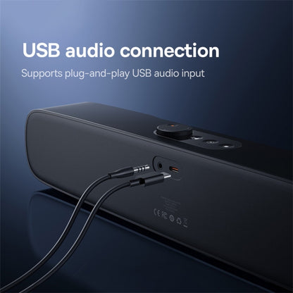 Baseus AeQur Series DS10 Desktop Mini Soundbar Bluetooth Speaker(Black) - Desktop Speaker by Baseus | Online Shopping South Africa | PMC Jewellery