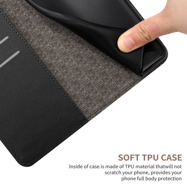 For iPhone 16e Rhombic Grid Texture Leather Phone Case(Black) - iPhone 16e Cases by PMC TechLife | Online Shopping South Africa | PMC TechLife | Buy Now Pay Later Mobicred