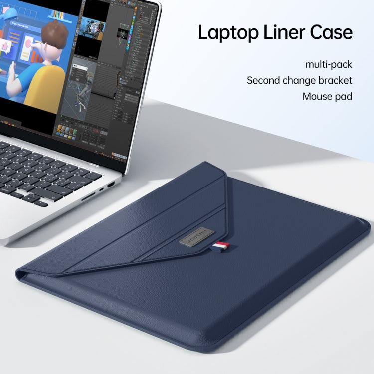 For 15.4/15.6/16.1 inch Envelope Holder Laptop Sleeve Bag(Dark Green) - free shipping - PMC Jewellery - Order now!