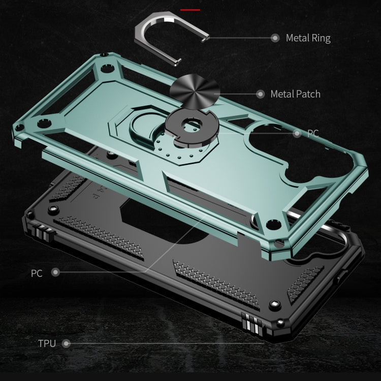 For Samsung Galaxy S24 5G Shockproof TPU + PC Phone Case(Dark Green) - Galaxy S24 5G Cases by PMC TechLife | Online Shopping South Africa | PMC TechLife