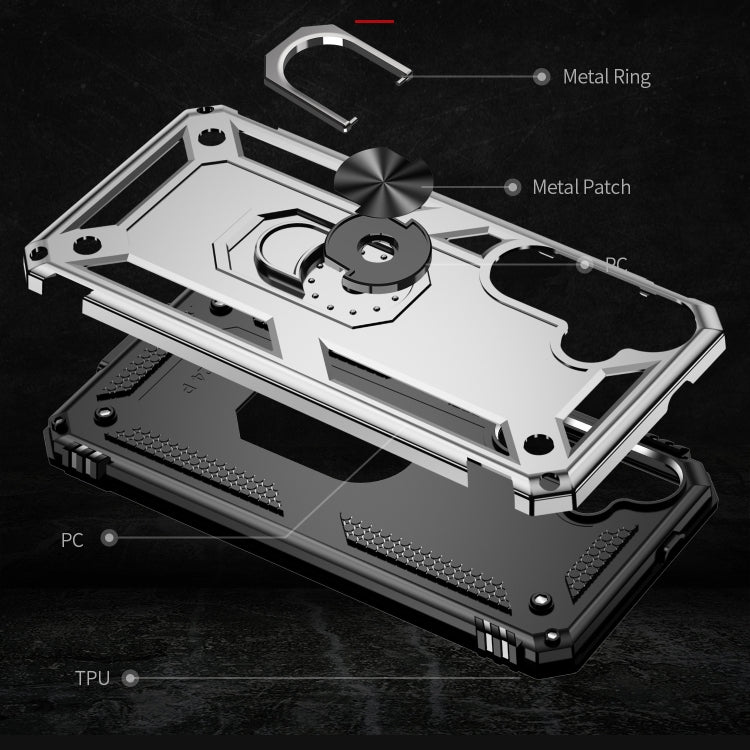 For Samsung Galaxy S24+ 5G Shockproof TPU + PC Phone Case(Silver) - Galaxy S24+ 5G Cases by PMC TechLife | Online Shopping South Africa | PMC TechLife