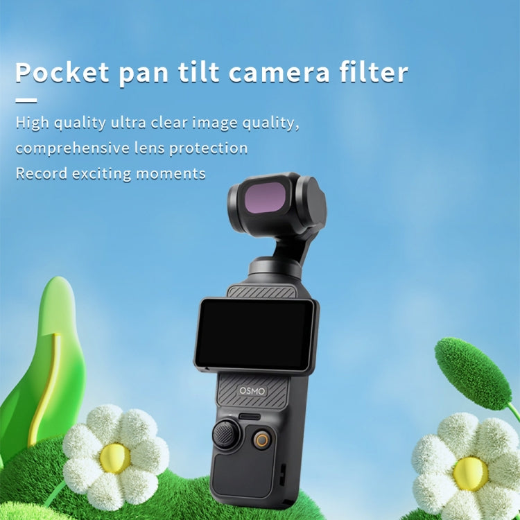 For DJI OSMO Pocket 3 JSR CB Series Camera Lens Filter, Filter:4 in 1 ND8/16/32/64PL - Lens Accessories by JSR | Online Shopping South Africa | PMC TechLife | Buy Now Pay Later Mobicred