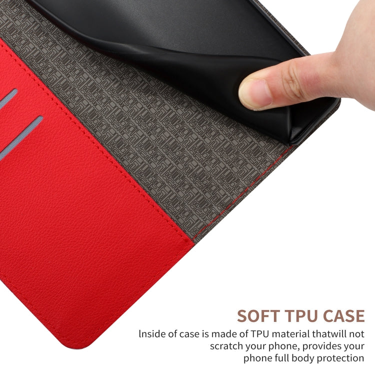 For Motorola Moto G Play 5G 2024 Rhombic Grid Texture Leather Phone Case(Red) - Motorola Cases by PMC Jewellery | Online Shopping South Africa | PMC Jewellery | Buy Now Pay Later Mobicred