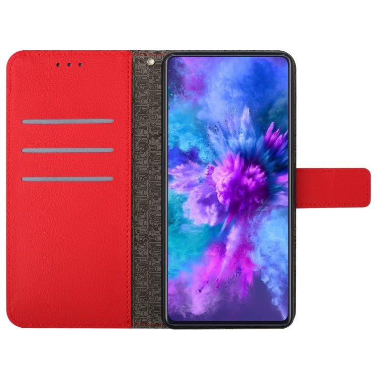 For Motorola Moto G Power 5G 2024 Rhombic Grid Texture Leather Phone Case(Red) - Motorola Cases by PMC Jewellery | Online Shopping South Africa | PMC Jewellery | Buy Now Pay Later Mobicred