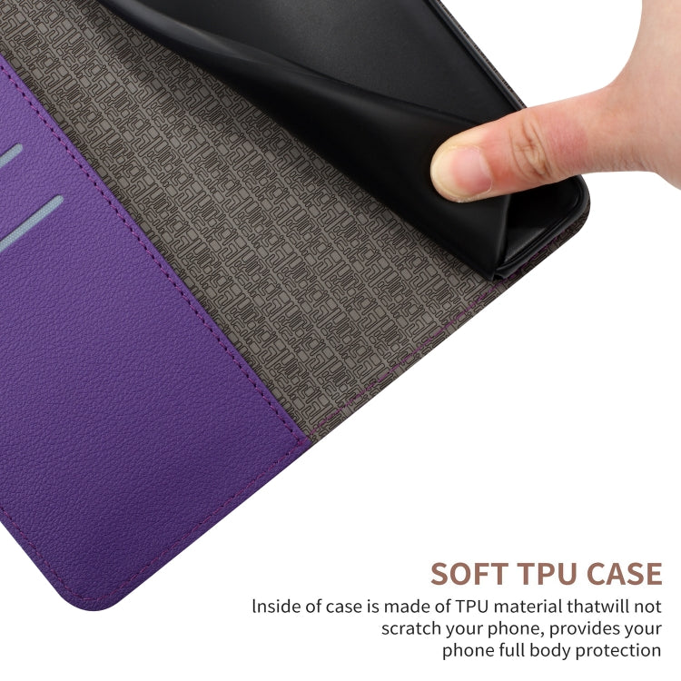 For Motorola Edge 5G 2024 Rhombic Grid Texture Leather Phone Case(Purple) - Motorola Cases by PMC Jewellery | Online Shopping South Africa | PMC Jewellery | Buy Now Pay Later Mobicred