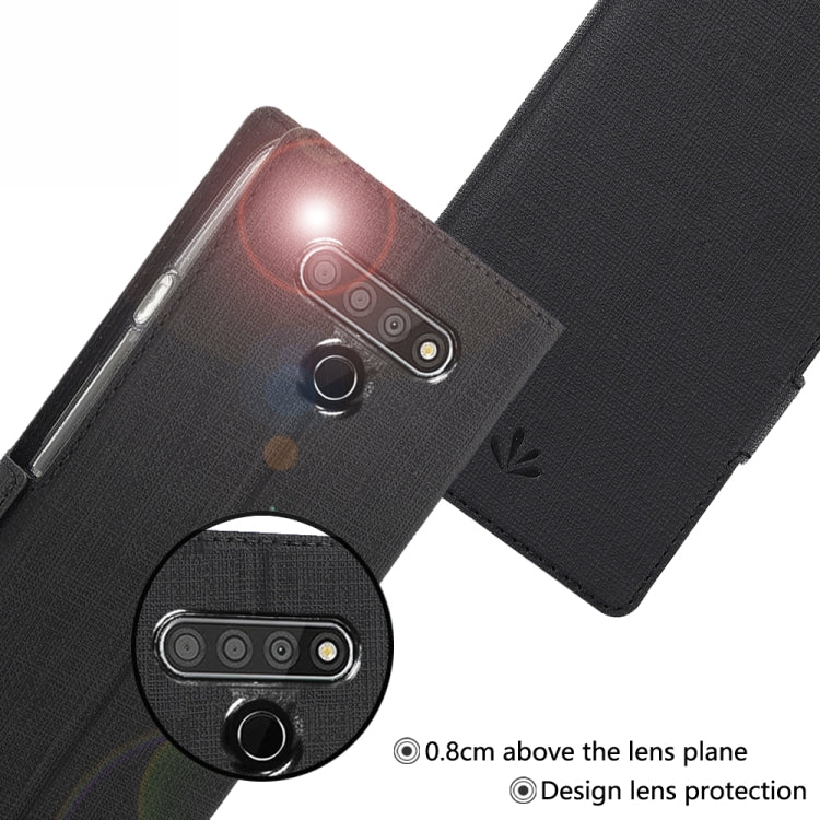 For LG Stylo 6 ViLi Side Button Magnetic Suction Type Shockproof TPU + PU Horizontal Flip Protective Case with Card Slot & Holder & Wallet(Black) - LG by ViLi | Online Shopping South Africa | PMC Jewellery | Buy Now Pay Later Mobicred