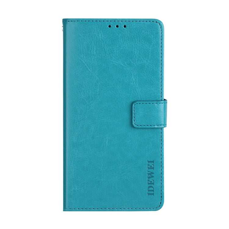 For DOOGEE X95 idewei Crazy Horse Texture Horizontal Flip Leather Case with Holder & Card Slots & Wallet(Sky Blue) - More Brand by idewei | Online Shopping South Africa | PMC Jewellery | Buy Now Pay Later Mobicred