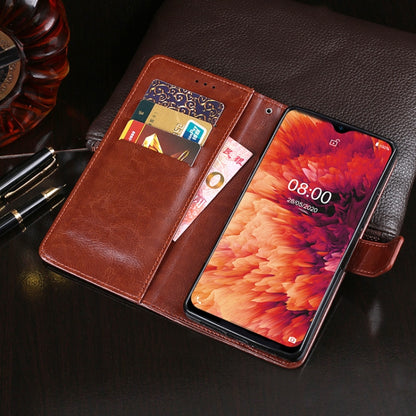 For Ulefone Note 8P idewei Crazy Horse Texture Horizontal Flip Leather Case with Holder & Card Slots & Wallet(Red) - More Brand by idewei | Online Shopping South Africa | PMC Jewellery | Buy Now Pay Later Mobicred