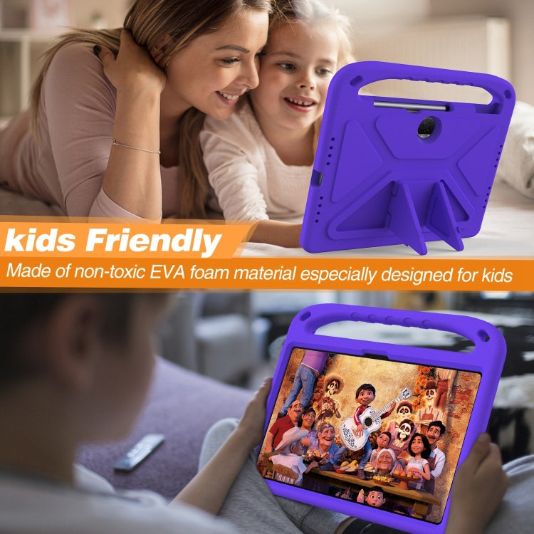 For Honor Pad 9 Handle Portable EVA Shockproof Tablet Case(Purple) - Honor by PMC TechLife | Online Shopping South Africa | PMC TechLife | Buy Now Pay Later Mobicred