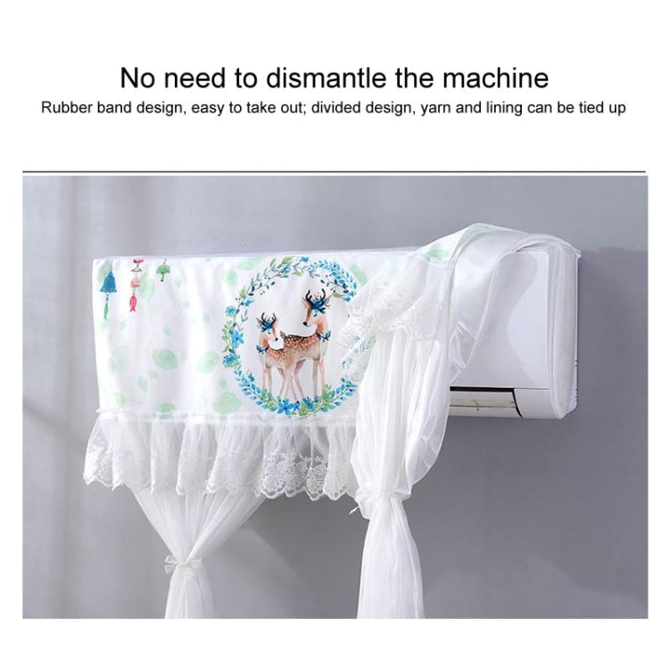 Do Not Take Dust-proof And Anti Direct Blowing Simple Wind Hanging Machine Air Conditioner Moon Cover, Size:Width 80 �� Thickness 20 �� Height 90cm(Small Pot) - Dust Covers by PMC TechLife | Online Shopping South Africa | PMC TechLife | Buy Now Pay Later Mobicred