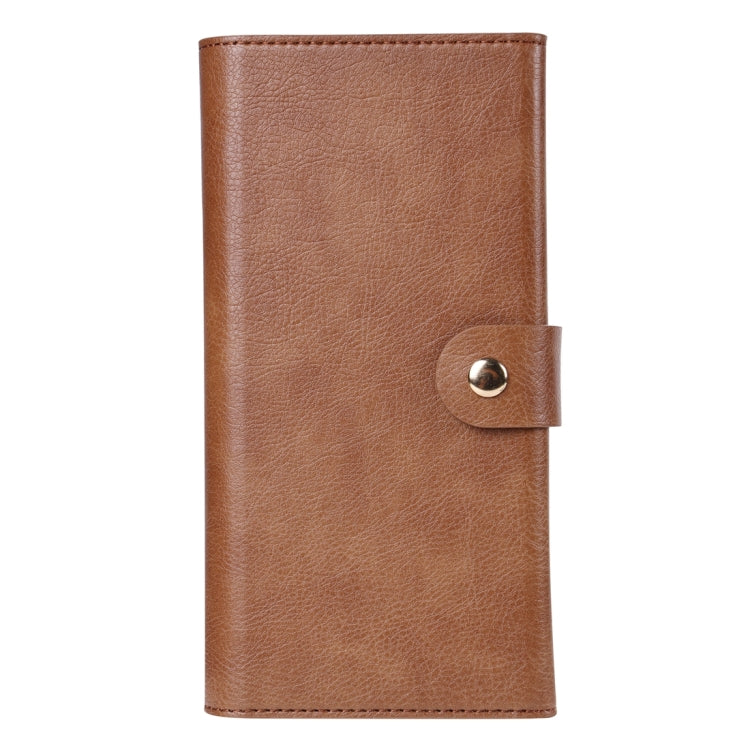 For iPhone 15 Pro Max ViLi GV Series MagSafe Magnetic Zipper Leather Phone Case(Brown) - iPhone 15 Pro Max Cases by ViLi | Online Shopping South Africa | PMC Jewellery | Buy Now Pay Later Mobicred