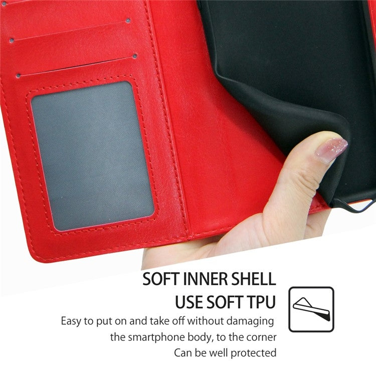 For Honor Magic6 Pro Crystal Texture Leather Phone Case(Red) - Honor Cases by PMC TechLife | Online Shopping South Africa | PMC TechLife | Buy Now Pay Later Mobicred