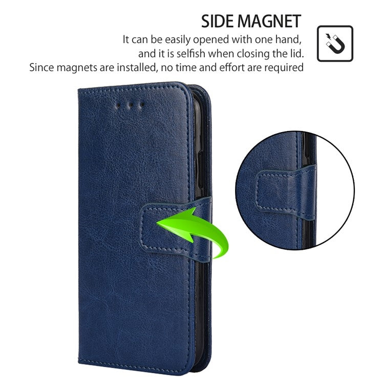 For Honor Magic6 Pro Crystal Texture Leather Phone Case(Royal Blue) - Honor Cases by PMC Jewellery | Online Shopping South Africa | PMC Jewellery | Buy Now Pay Later Mobicred