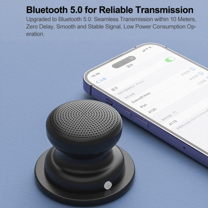 EWA A117 Portable Mini Magnetic Phone Holder Bluetooth Metal Speaker(Blue) - Mini Speaker by EWA | Online Shopping South Africa | PMC Jewellery | Buy Now Pay Later Mobicred