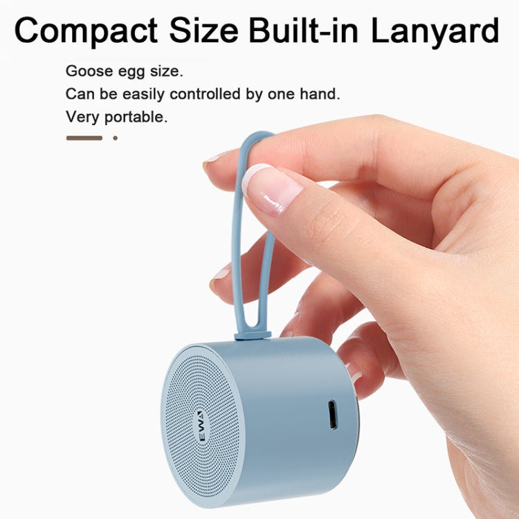 EWA A127 Outdoor IPX5 Waterproof Portable Mini TWS Wireless Bluetooth Speaker(Silver) - free shipping - PMC Jewellery - Order now!