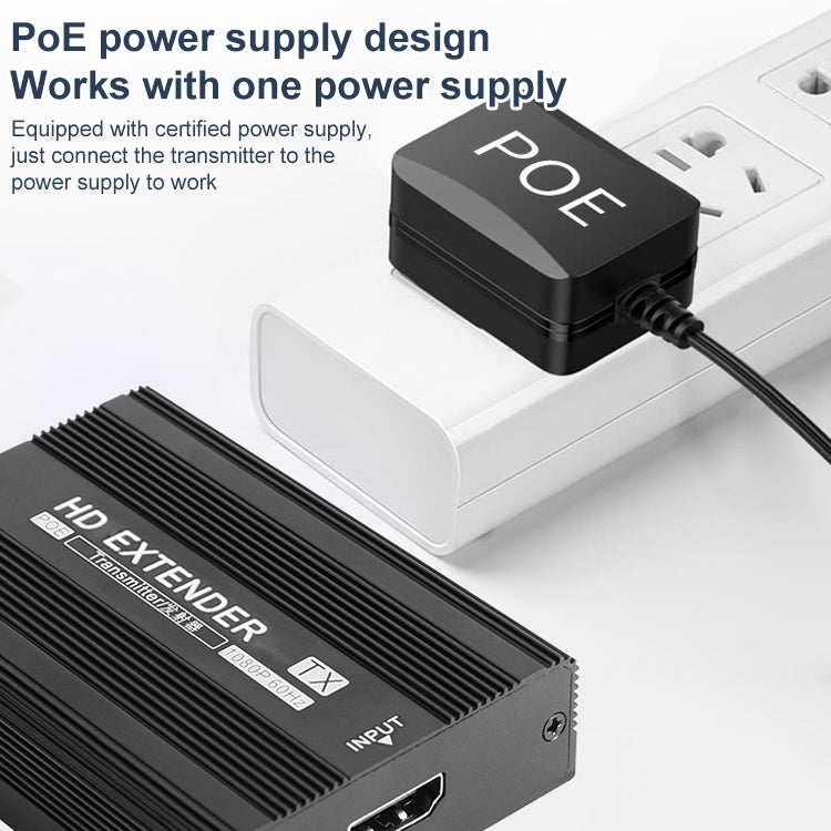 Measy ET1815 HDMI Extender Transmitter and Receiver Converter, Transmission Distance: 150m, Plug:US - free shipping - PMC Jewellery - Order now!