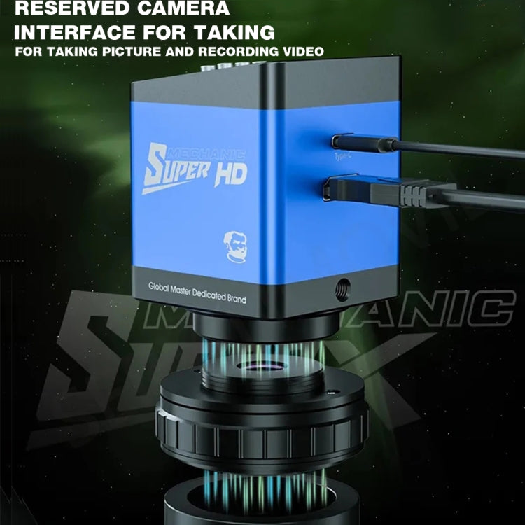 Mechanic Super X 360 Rotation HD Video Trinocular Stereo Microscope - free shipping - PMC TechLife - Order now!