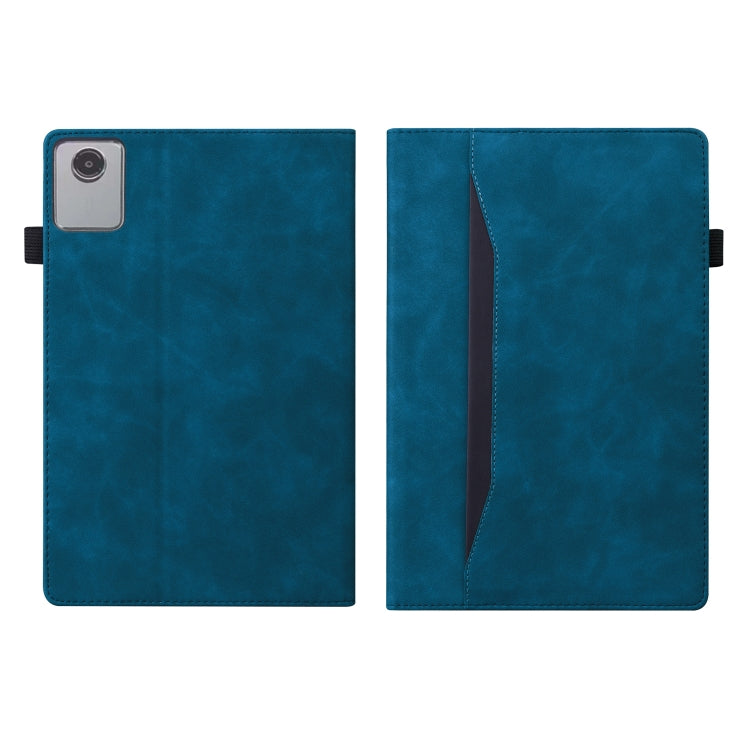 For Lenovo Tab M11 / Xiaoxin Pad 11 2024 2025 Business Shockproof Horizontal Flip Leather Tablet Case(Blue) - free shipping - PMC Jewellery - Order now!