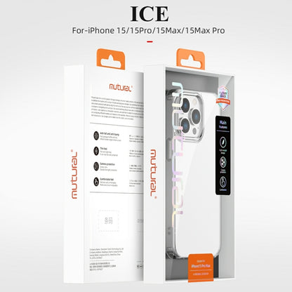 For iPhone 15 Pro Mutural Ice Series TPU Phone Case(Transparent) - iPhone 15 Pro Cases by Mutural | Online Shopping South Africa | PMC Jewellery | Buy Now Pay Later Mobicred