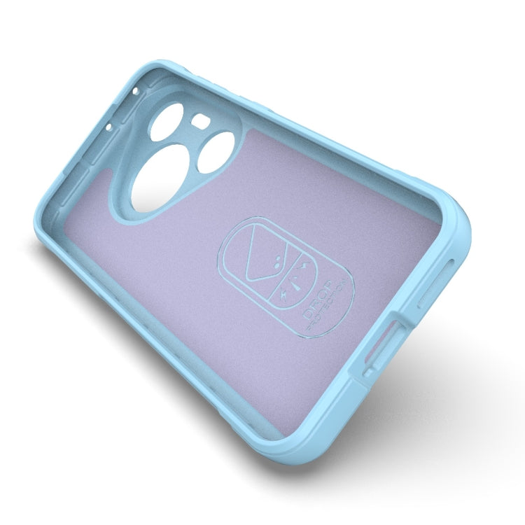For Huawei Pura 70 Pro / 70 Pro+ Magic Shield TPU + Flannel Phone Case(Light Blue) - Huawei Cases by PMC TechLife | Online Shopping South Africa | PMC TechLife | Buy Now Pay Later Mobicred