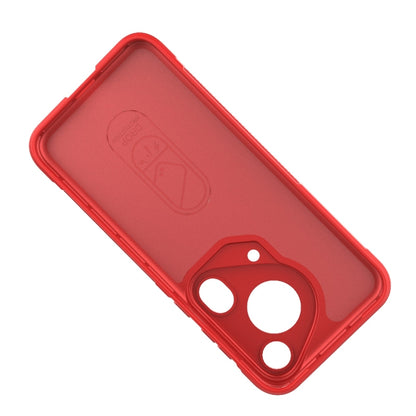 For Huawei Pura 70 Ultra Magic Shield TPU + Flannel Phone Case(Red) - Huawei Cases by PMC Jewellery | Online Shopping South Africa | PMC Jewellery | Buy Now Pay Later Mobicred